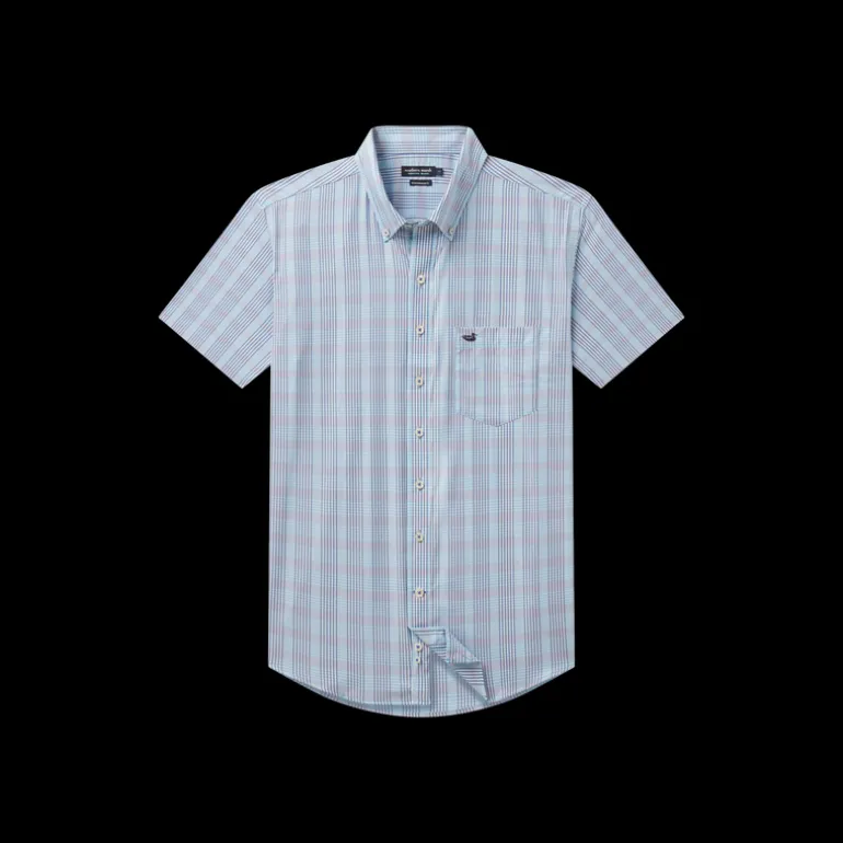 Franklin Performance Gingham Dress Shirt - Short Sleeve