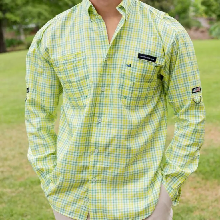 Harbor Cay Fishing Shirt - Drake Grid