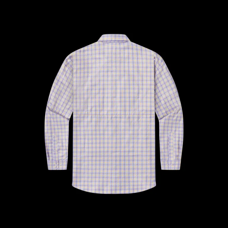 Harbor Cay Fishing Shirt - Abaco Grid