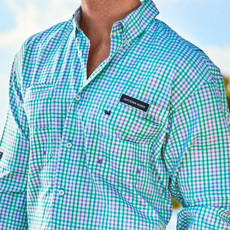 Harbor Cay Fishing Shirt - Drake Grid