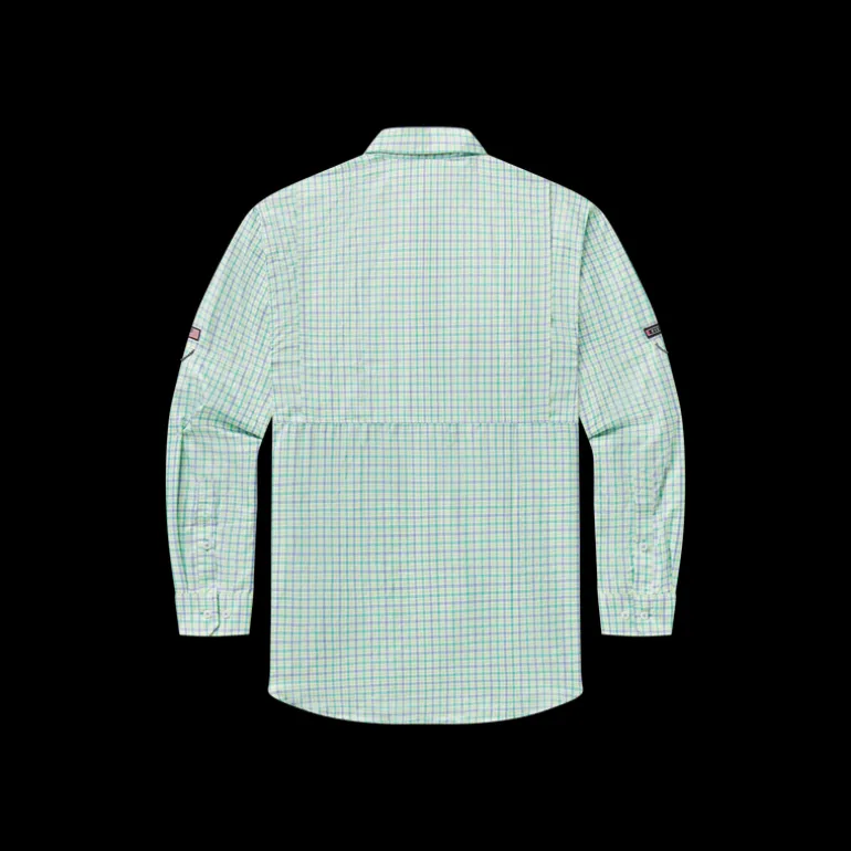 Harbor Cay Fishing Shirt - Abaco Grid