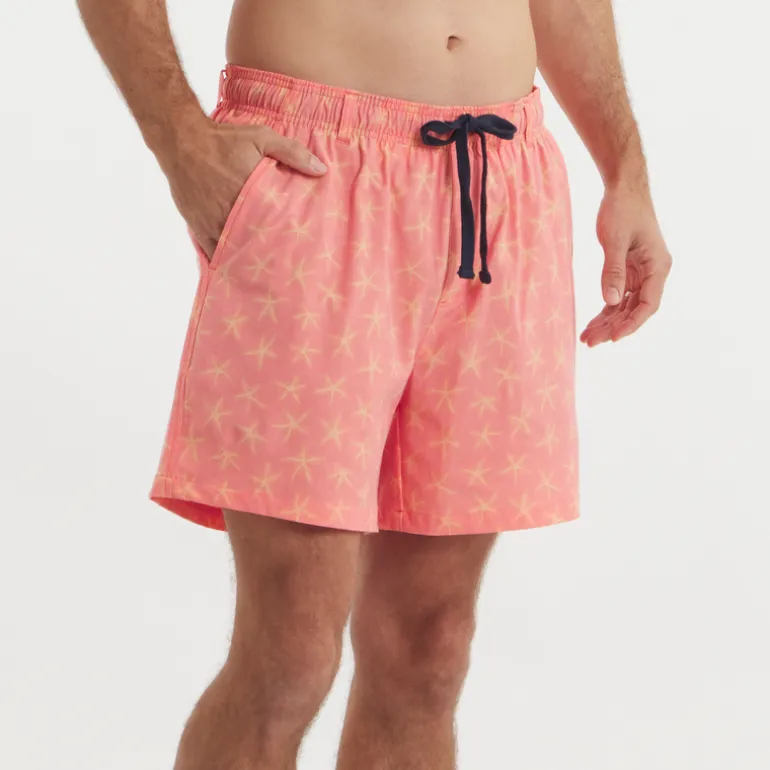 Harbor Stretch Lined Seawash™ Trunk - Starfish