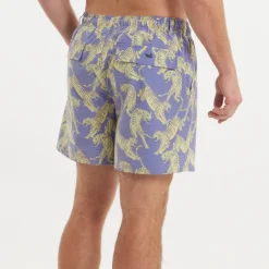 Harbor Stretch Lined Seawash™ Trunk - Tiger