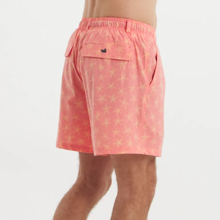 Harbor Stretch Lined Seawash™ Trunk - Starfish