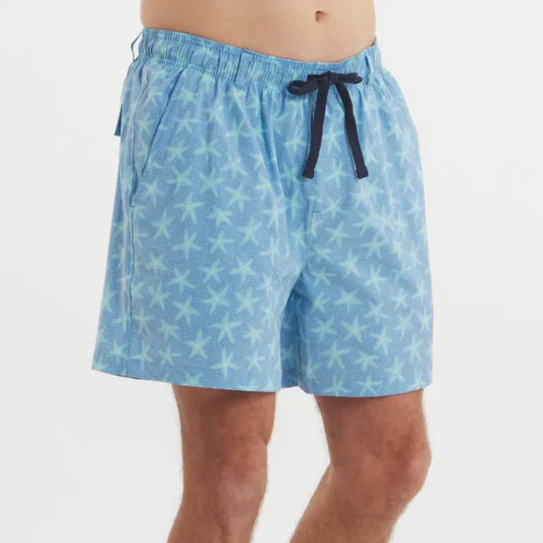 Harbor Stretch Lined Seawash™ Trunk - Starfish