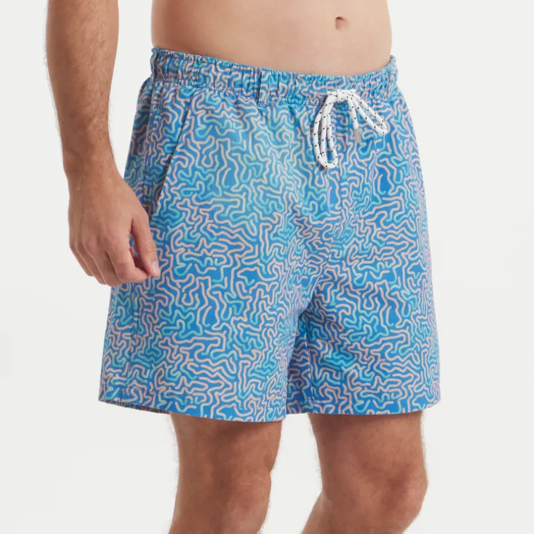 Harbor Stretch Trunk - Coral Fades
