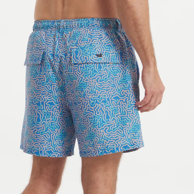 Harbor Stretch Trunk - Coral Fades