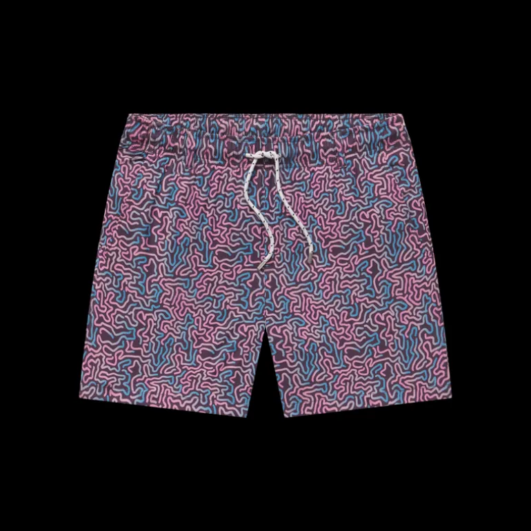 Harbor Stretch Trunk - Coral Fades