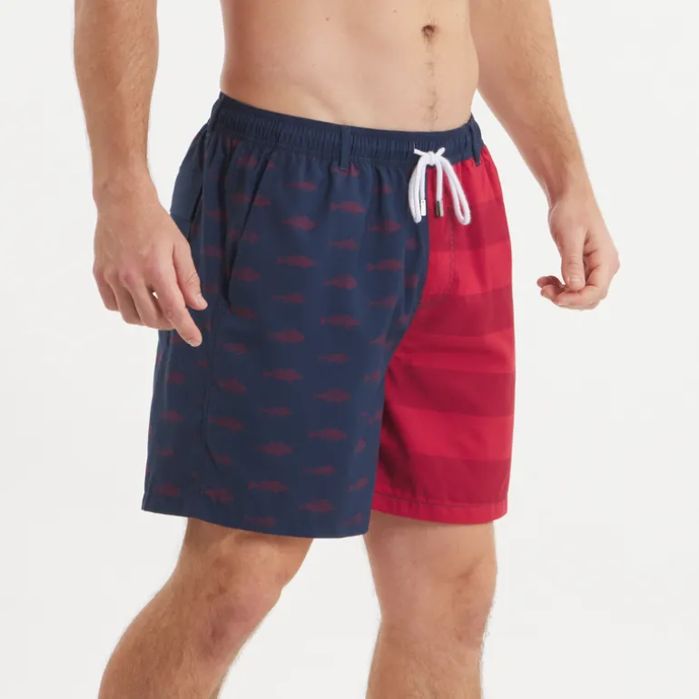 Harbor Swim Trunk - Freedom Fish