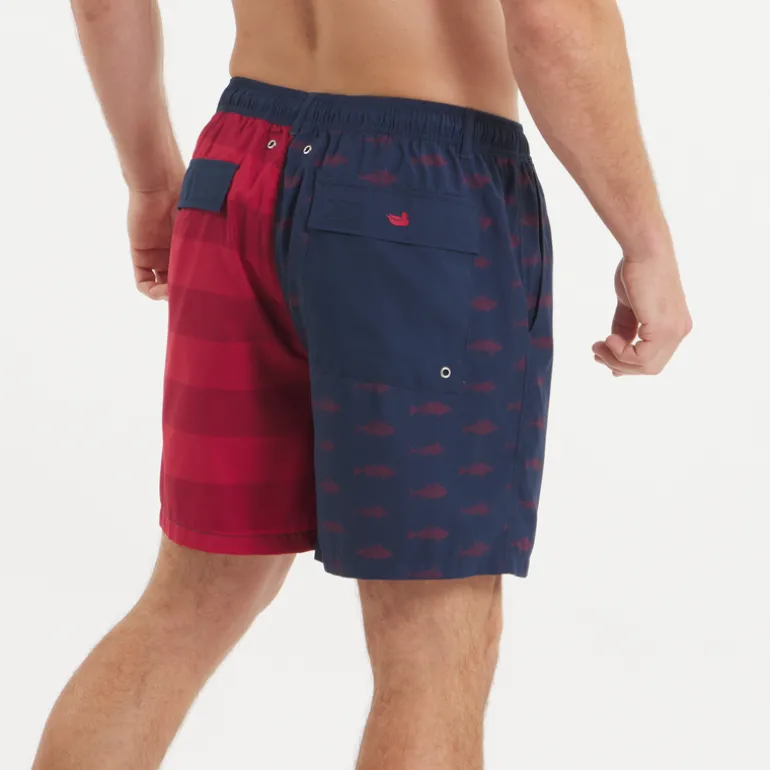 Harbor Swim Trunk - Freedom Fish