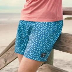 Harbor Swim Trunk - Salt & Lime