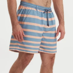 Harbor Swim Trunk - Stripe Fade
