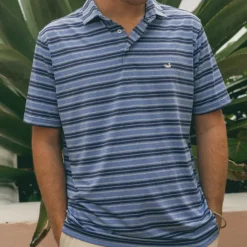 Havana Performance Polo - Zapata Stripe