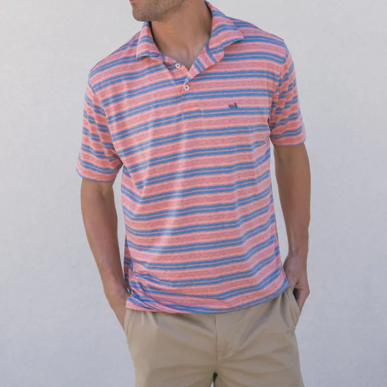 Havana Performance Polo - Zapata Stripe