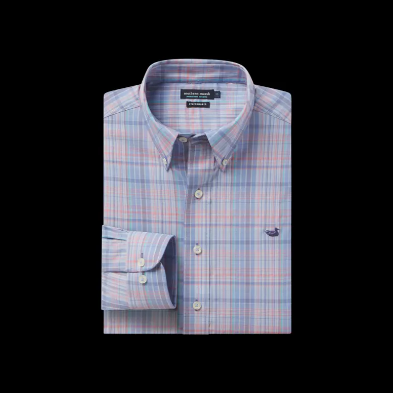 Hays Performance Check Dress Shirt