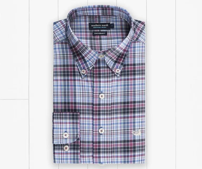 Hays Performance Check Dress Shirt