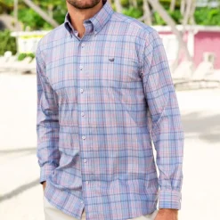 Hays Performance Check Dress Shirt