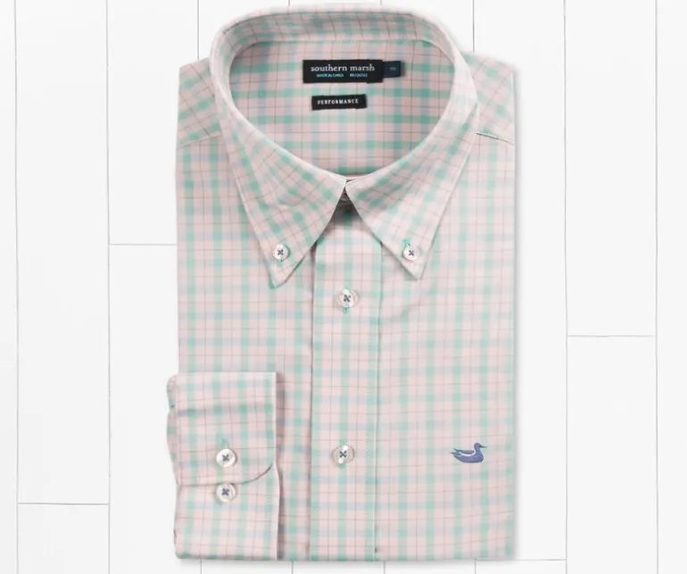 Idlewild Performance Gingham Dress Shirt