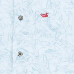Island Linen Shirt - Flamingos
