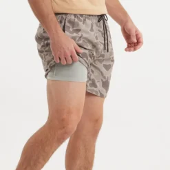 La Costa Lined Swim Trunk - Camo