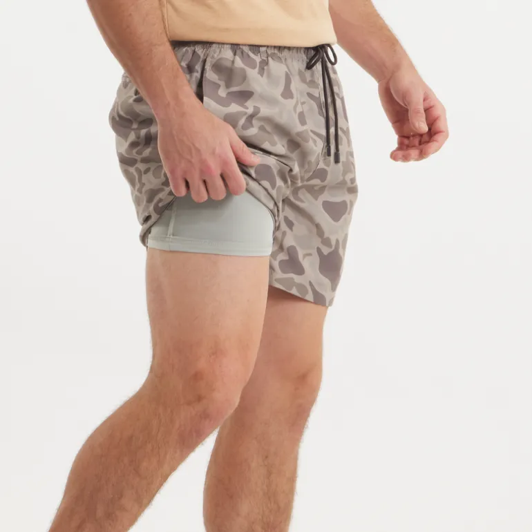 La Costa Lined Swim Trunk - Camo