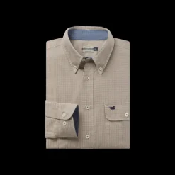 Leeward Textured Grid Shirt
