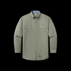 Leeward Textured Grid Shirt