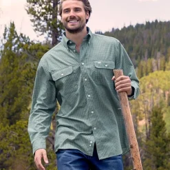Leeward Textured Grid Shirt