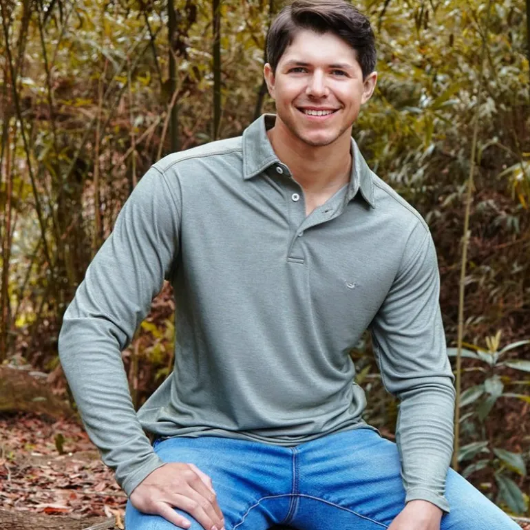Long Sleeve Jackson Performance Polo