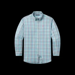 Mansur Windowpane Dress Shirt