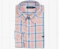 Mansur Windowpane Dress Shirt