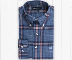 Marion Performance Plaid Dress Shirt