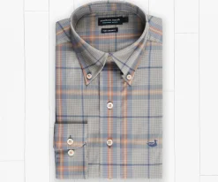 Marion Performance Plaid Dress Shirt