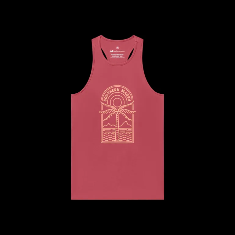 Maui Racerback Tank - Palm