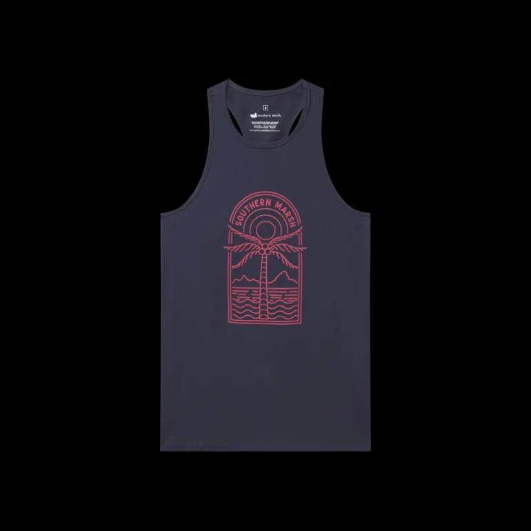 Maui Racerback Tank - Palm
