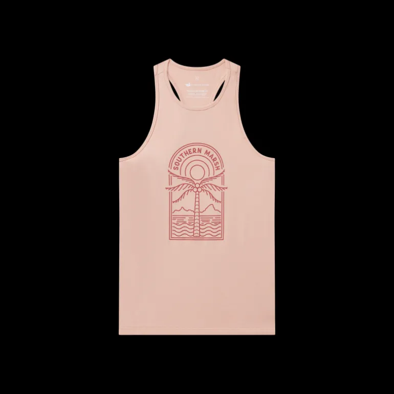 Maui Racerback Tank - Palm