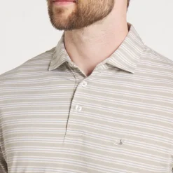 Maybourne Featherlight Stripe Polo