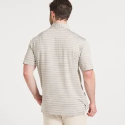 Maybourne Featherlight Stripe Polo