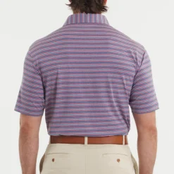 Maybourne Featherlight Stripe Polo