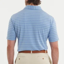 Maybourne Featherlight Stripe Polo