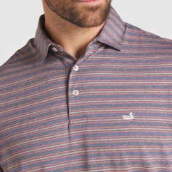 Maybourne Featherlight Stripe Polo
