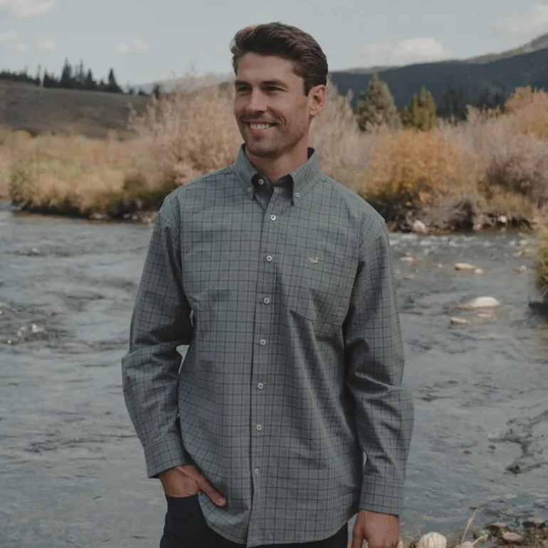 Oak Grove Washed Gingham Dress Shirt