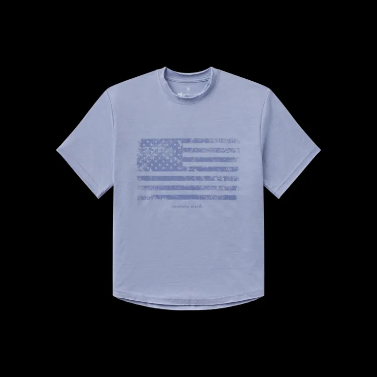 Olivia Vintage Tee - Flag