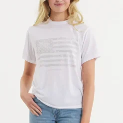 Olivia Vintage Tee - Flag