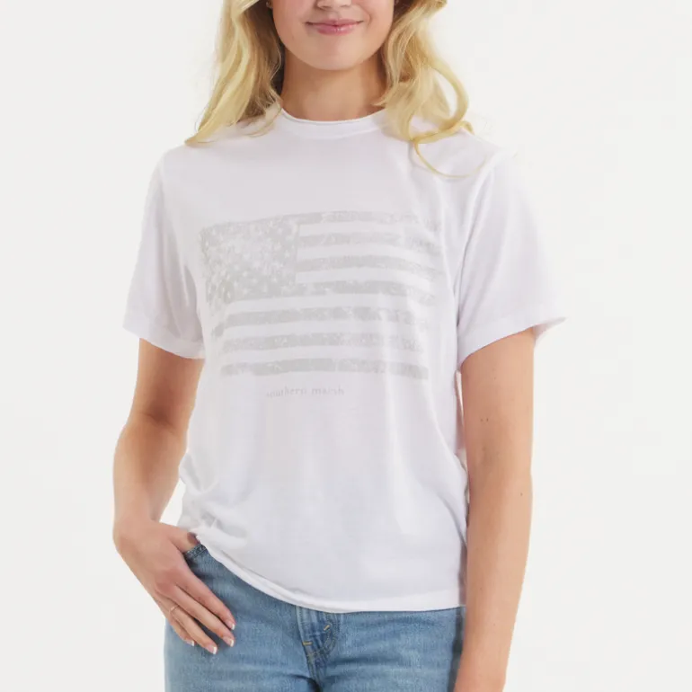 Olivia Vintage Tee - Flag