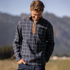 Platte Windowpane Pullover