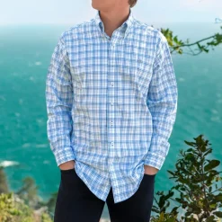 Putnam Performance Windowpane Dress Shirt