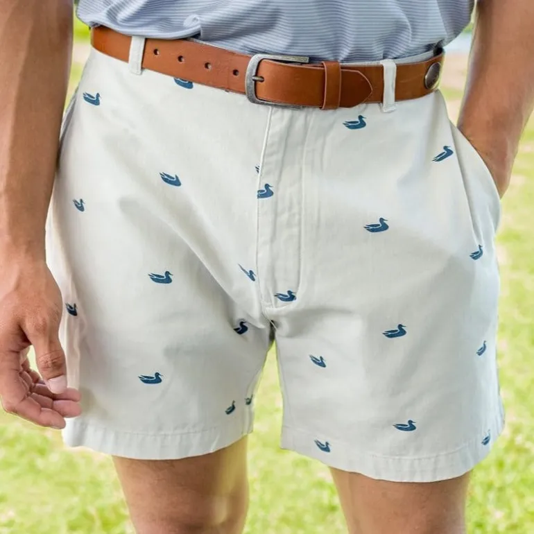 Regatta Short with Printed Ducks - 6in. Flat