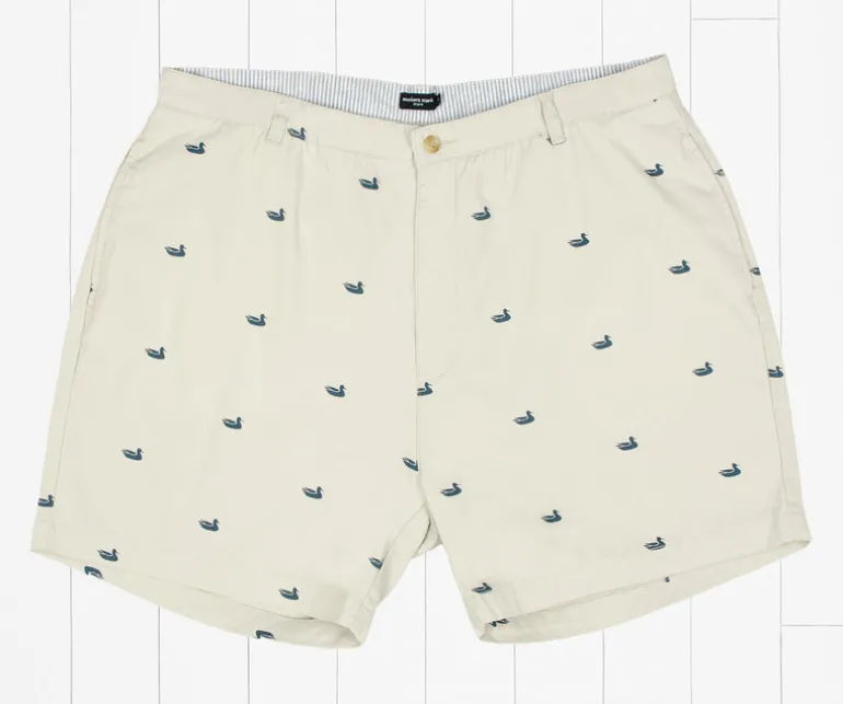 Regatta Short with Printed Ducks - 6in. Flat