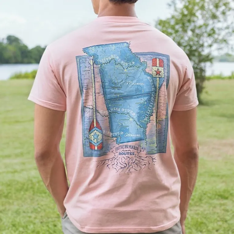 River Route Collection Tee - Arkansas & Missouri